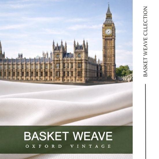 BASKET WEAVE COLLECTION จำหน่ายผ้าคอตตอนและโพลีเอสเตอร์ ตัดเสื้อเชิ้ต