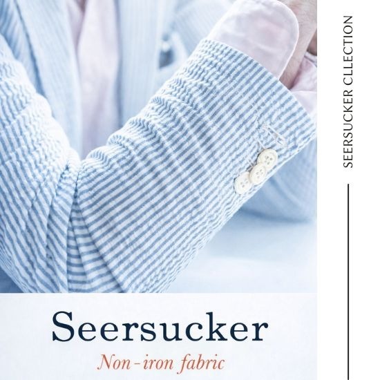 SEERSUCKER COLLECTION จำหน่ายผ้าตัดเสื้อเชิ้ตยกหลา